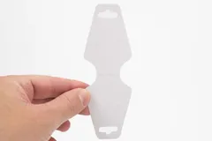 Tag Cartela Gravatinha 1 Par de Brinco 1 Colar
