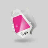 Tag Cartela Gravatinha 1 Par de Brinco 1 Colar