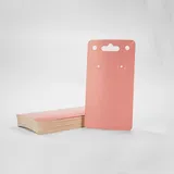 Tag Cartela para Bijuterias 1 Par de Brinco 1 Colar