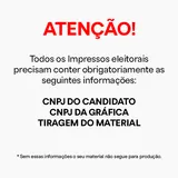Adesivo Redondo Porta Carro Bola Eleições