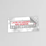 Etiqueta Lacre de Garantia VOID