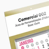 Folhinha Comercial 2025 para Personalizar