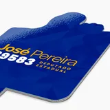 Placa Pirulito de Mão Adesivada - Corte Personalizado