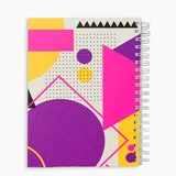Caderno Capa Dura Com Pautas 96fls -  Wire-o Preto