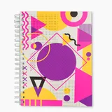 Caderno Capa Dura Com Pautas 96fls -  Wire-o Preto