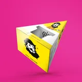 Calendário de Mesa Pirâmide Porta Cartão