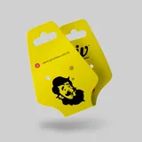 Tag Cartela Gravatinha 1 Par de Brinco 1 Colar