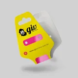 Tag Cartela Gravatinha 1 Par de Brinco 1 Colar