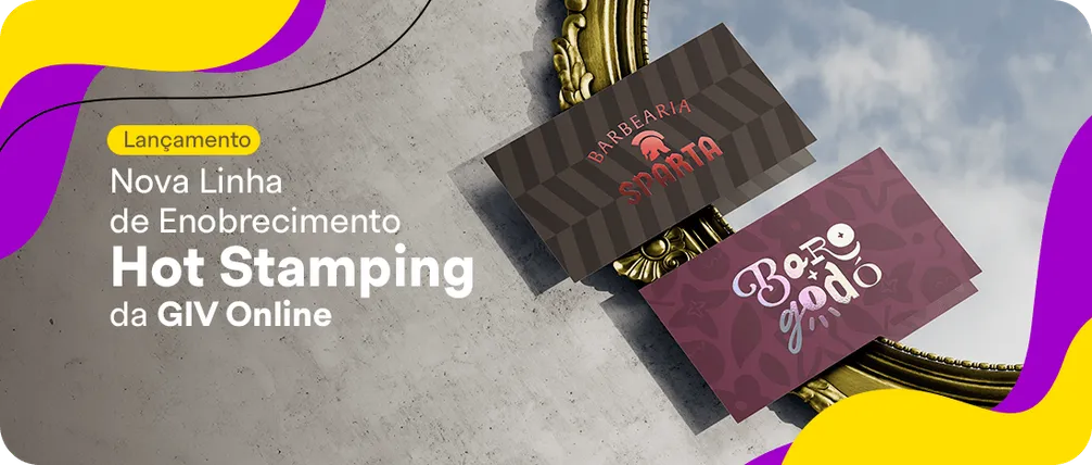 Nova Linha de Enobrecimento Hot Stamping da GIV Online