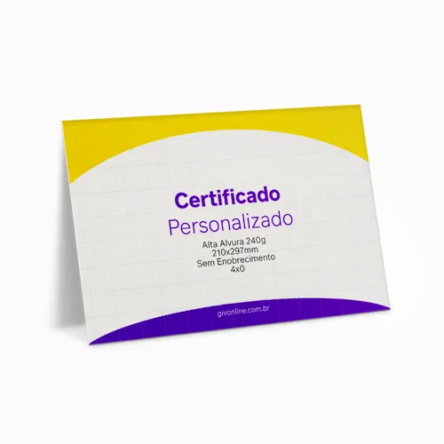 Certificado Personalizado