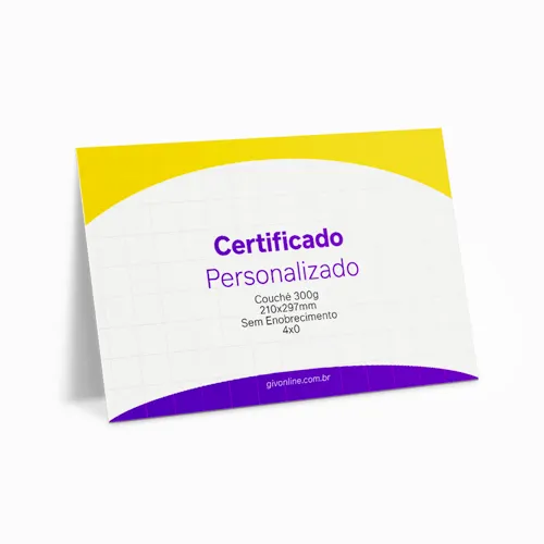 Certificado Personalizado