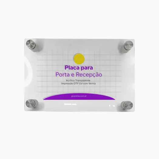 Placas de Acrilico Personalizadas
