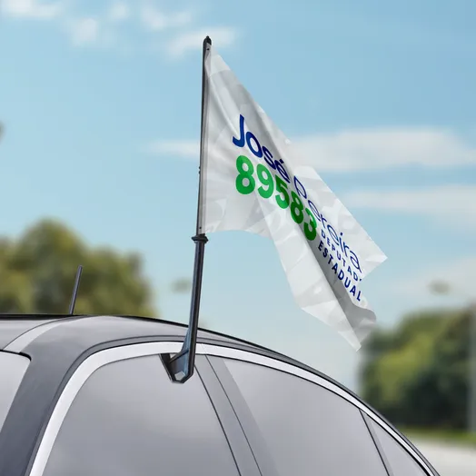 Bandeira para Carro Carflag - Eleições