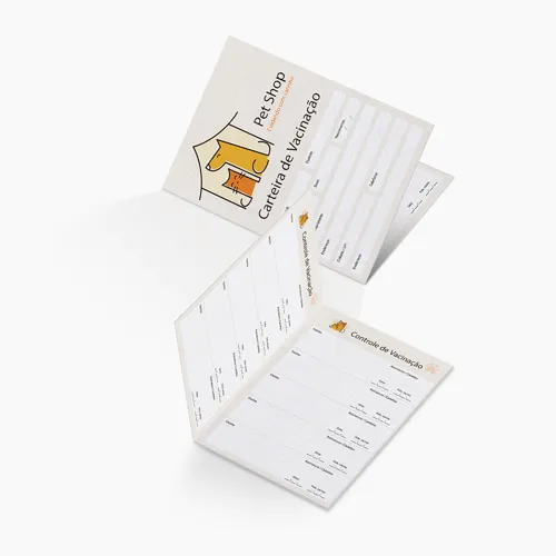Carteirinha de Vacinação Pet