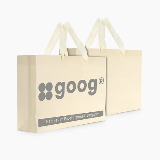 Sacola em Papel Personalizado em Silk - Premium