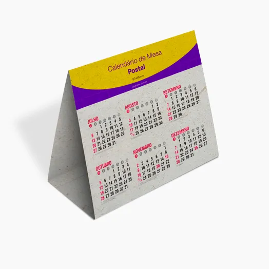 Calendário de Mesa Postal