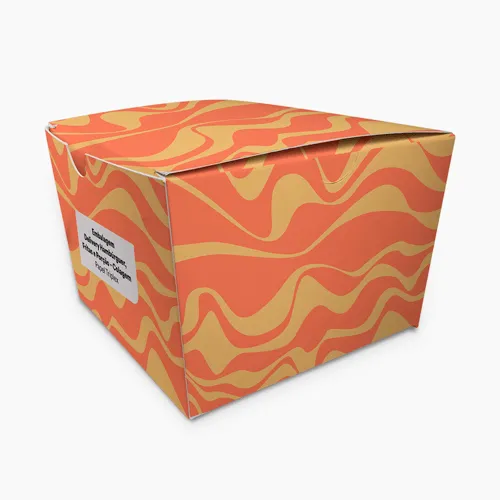 Embalagem Delivery Hambúrguer, Fritas e Porção