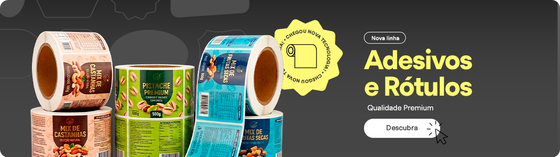 Nova Linha Adesivos e Rótulos