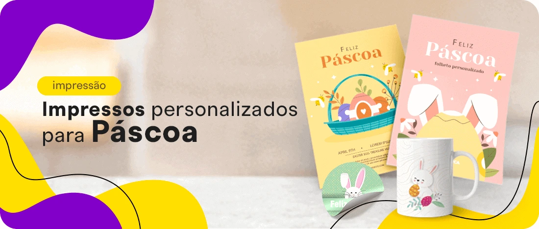 Impressos personalizados para a Páscoa Impressos personalizados para a Páscoa