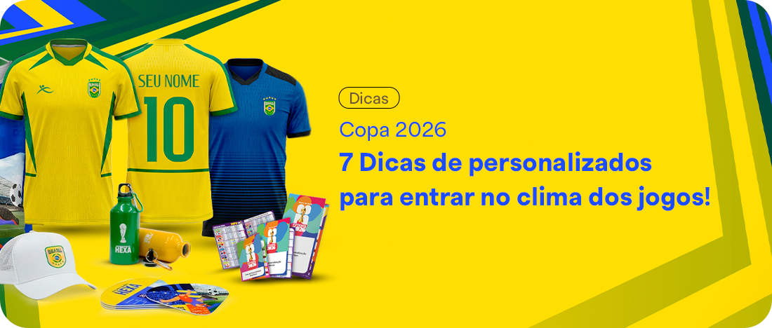 Copa 2026: 7 Personalizados para entrar no clima dos jogos