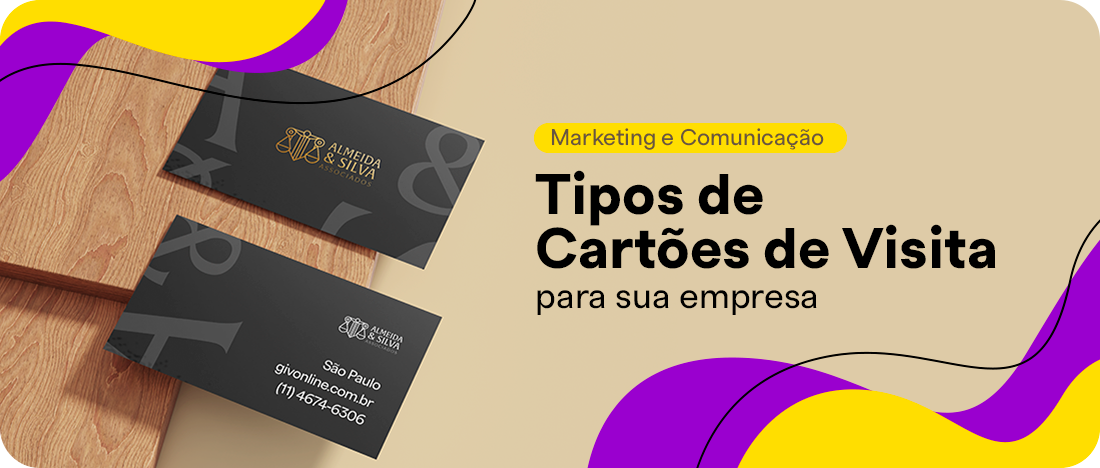 Tipos de Cartões de Visita para sua empresa Tipos de Cartões de Visita para sua empresa