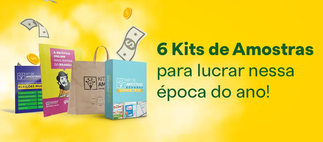 6 Kits de Amostras para lucrar nessa época do ano! 6 Kits de Amostras para lucrar nessa época do ano!
