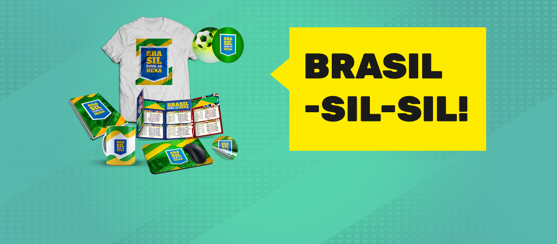 9 materiais personalizados para marcar um golaço na Copa do Mundo