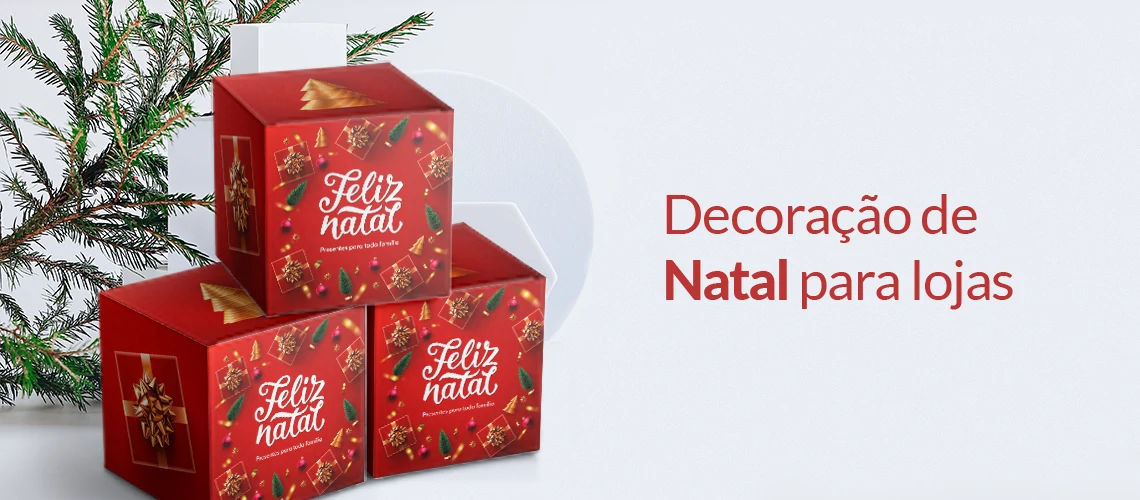Decoração de Natal para lojas Decoração de Natal para lojas