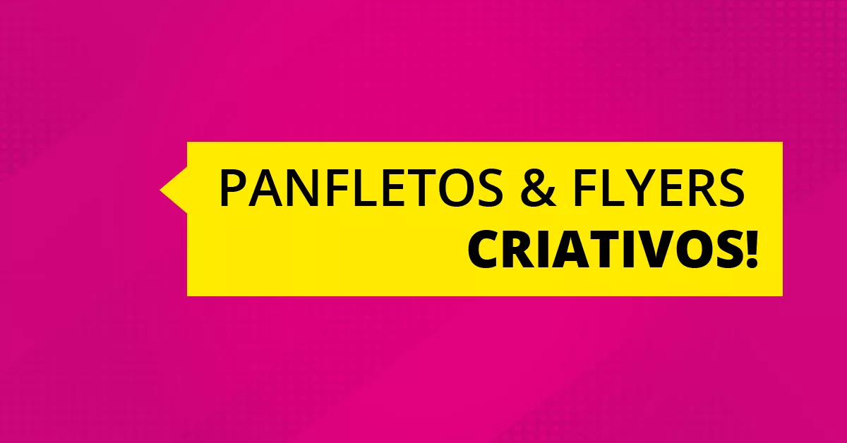 Panfletos e flyers criativos Panfletos e flyers criativos