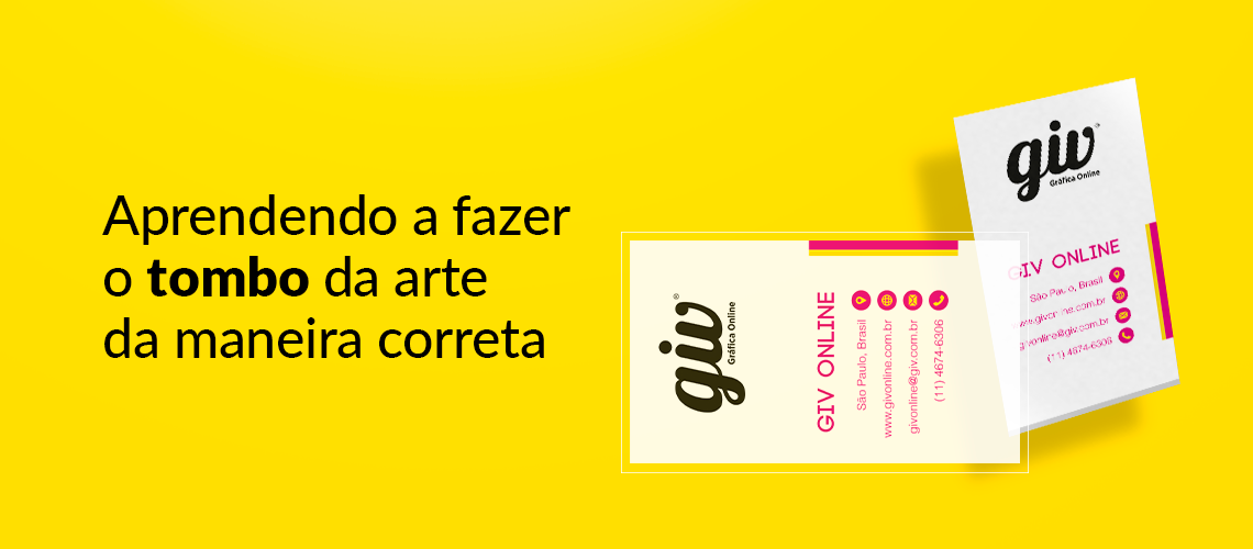 Tombo na arte? Aprenda de forma definitiva essa técnica para nunca mais sofrer com erros nos seus impressos! A GIV Online Preparou para você!