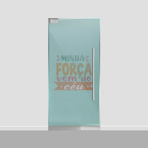Adesivo para Porta de Vidro