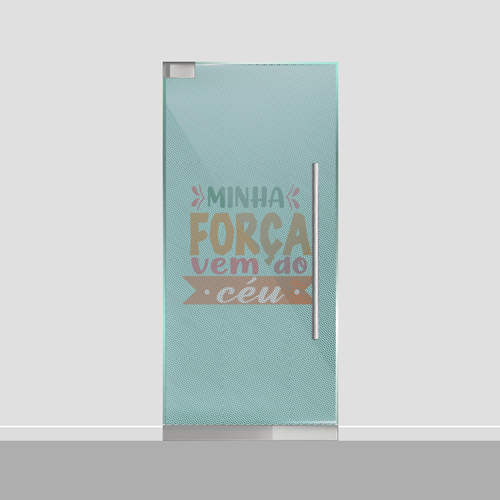 Adesivo para Porta de Vidro