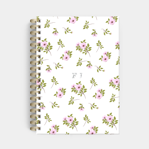 Agenda Premium Planner Branco Floral