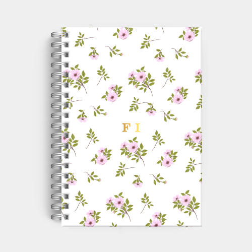 Agenda Premium Semanal Branco Floral