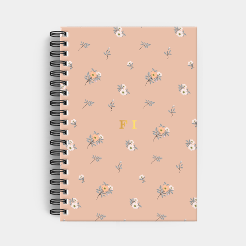 Agenda Premium Semanal Salmon Floral