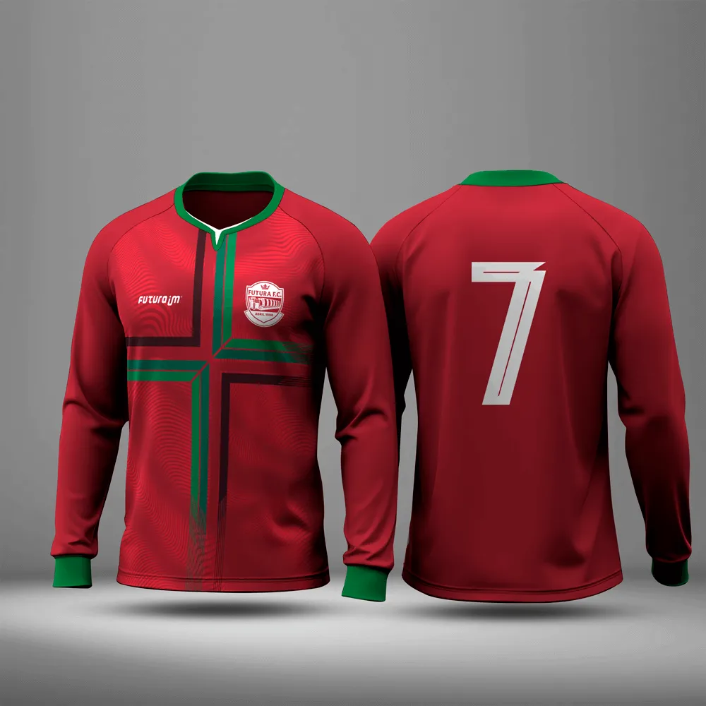 Camisa Futebol York Manga Longa