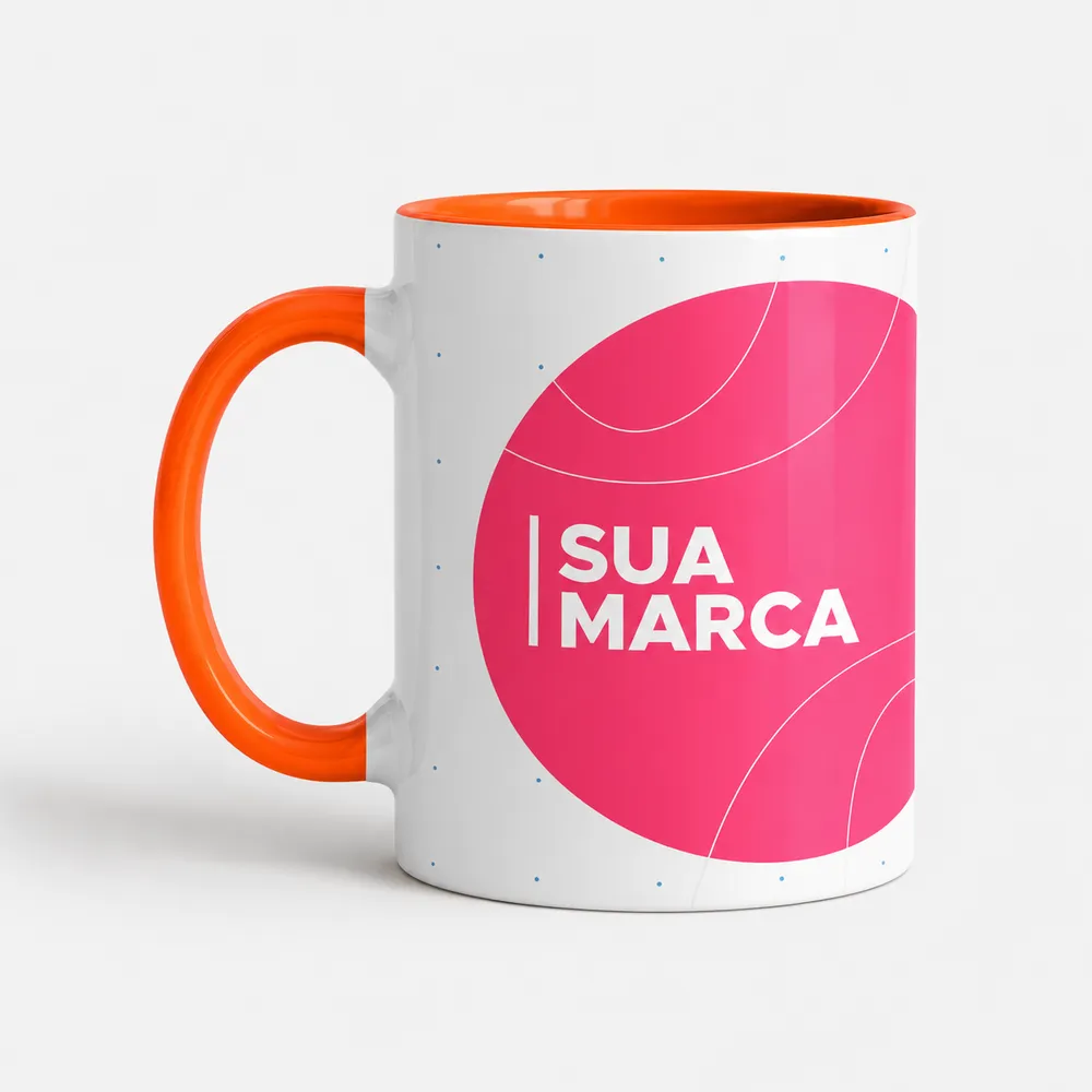 Caneca Interior e Alça Laranja