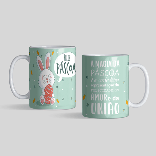 Caneca Personalizada Páscoa Modelo 1