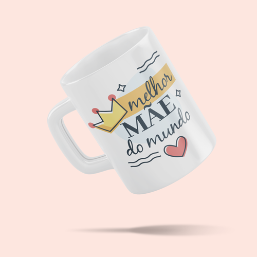 Caneca Personalizada Dia das Mães Modelo 5