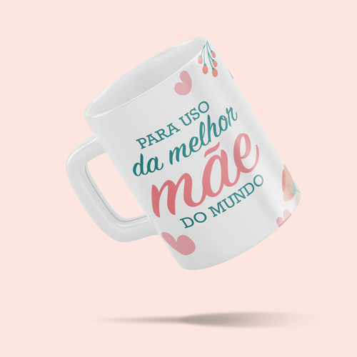 Caneca Personalizada Dia das Mães Modelo 4