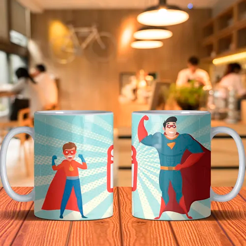 Caneca Personalizada Dia dos Pais Modelo 1