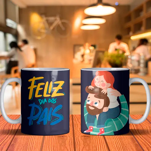 Caneca Personalizada Dia dos Pais Modelo 2
