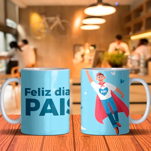 Caneca Personalizada Dia dos Pais Modelo 5