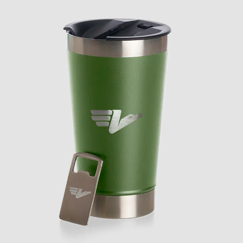 Copo Térmico 500ml com Tampa e Abridor