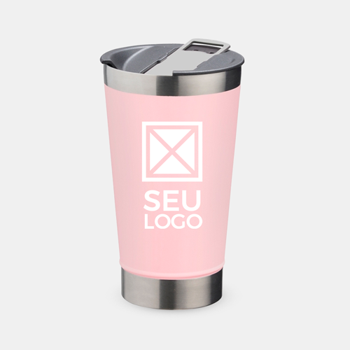 Copo Térmico 500ml com Tampa e Abridor