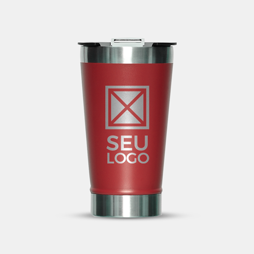 Copo Térmico 500ml com Tampa e Abridor