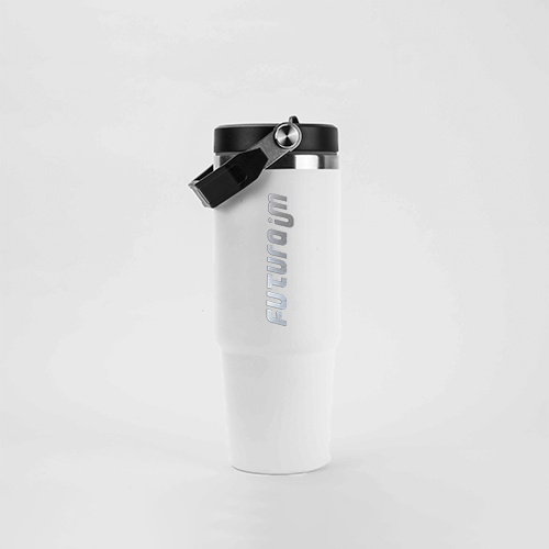 Garrafa Térmica Flip Straw 900ml Com tampa e Canudo