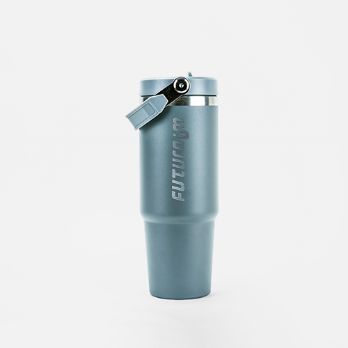 Garrafa Térmica Flip Straw 900ml Com tampa e Canudo