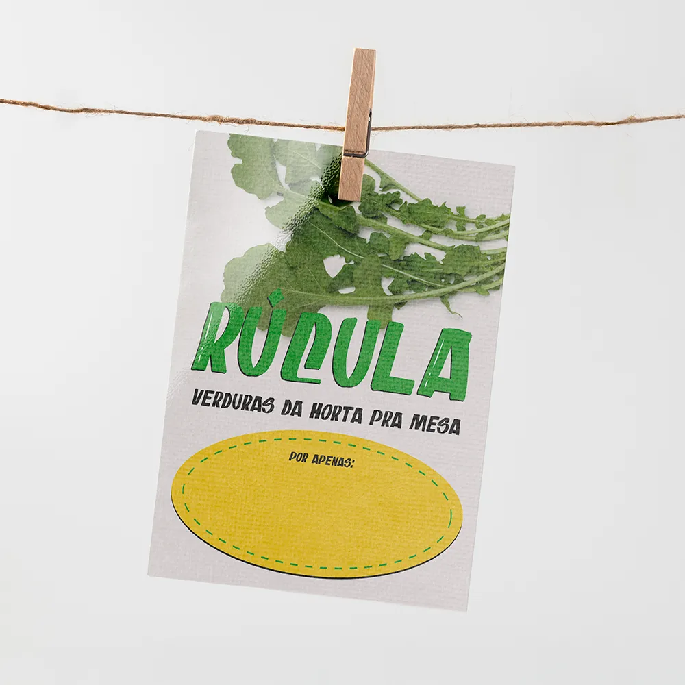 Plaquinha de Preço hortifrúti 