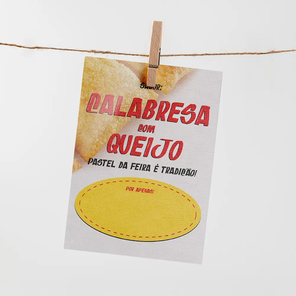 Plaquinha de Preço Pastel